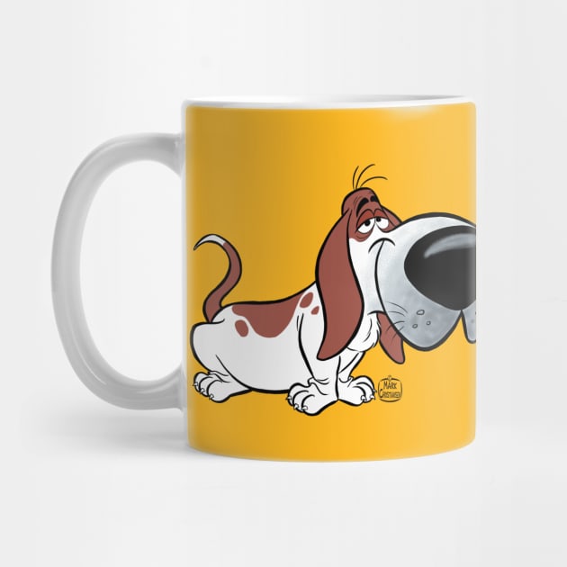 BASSET HOUND by markscartoonart62